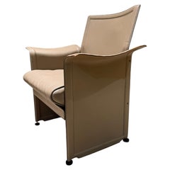 Korium Leather Armchair by Tito Agnoli for Matteo Grassi Italy Post Modern