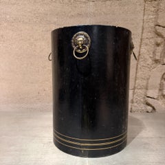 Hollywood Regency Tole Peinte Catch All Umbrella Waste Basket