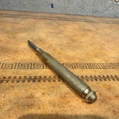 Vintage Brass Nesting Screwdriver Set Industrial Decoy Decor
