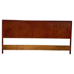 Mid-Century Modern Teak King-Size Headboard Mid Century Scandinavian