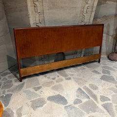 Mid-Century Modern Teak King-Size Headboard Mid Century Scandinavian