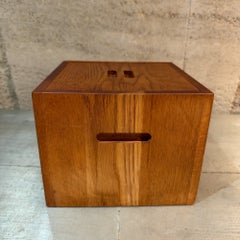 Vintage Mid-Century Modern Wooden Ice Bucket Bruce Marton DDC