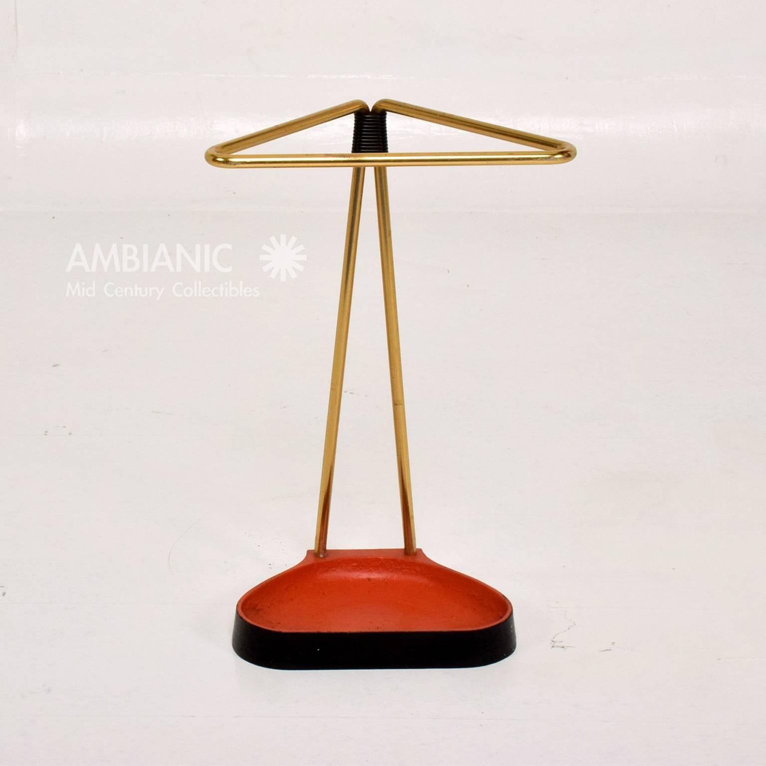 Patinated European Umbrella Stand or Cane Holder Mid-Century