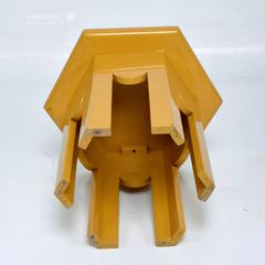 Occasional Side Hexagon Table in Yellow Lacquer Finish