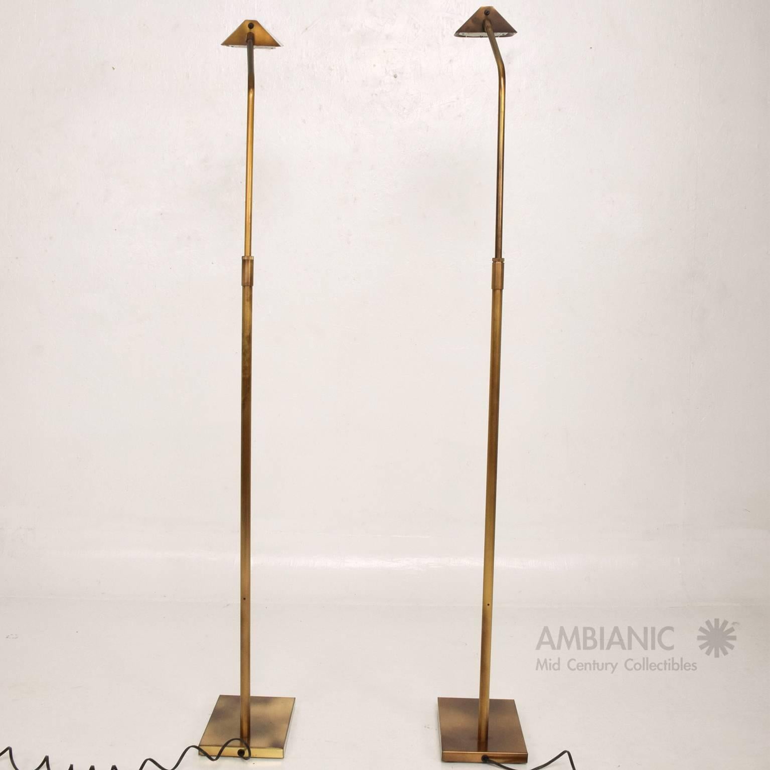 Pair of Mid-Century Modern George Kovacs Reading Lamps In Good Condition In Chula Vista, CA