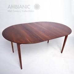 Mid-Century Modern Solid Walnut Dining Table