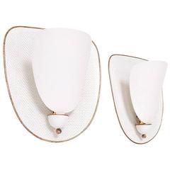 Pair of French Wall Sconces after Mathieu Matégot 11