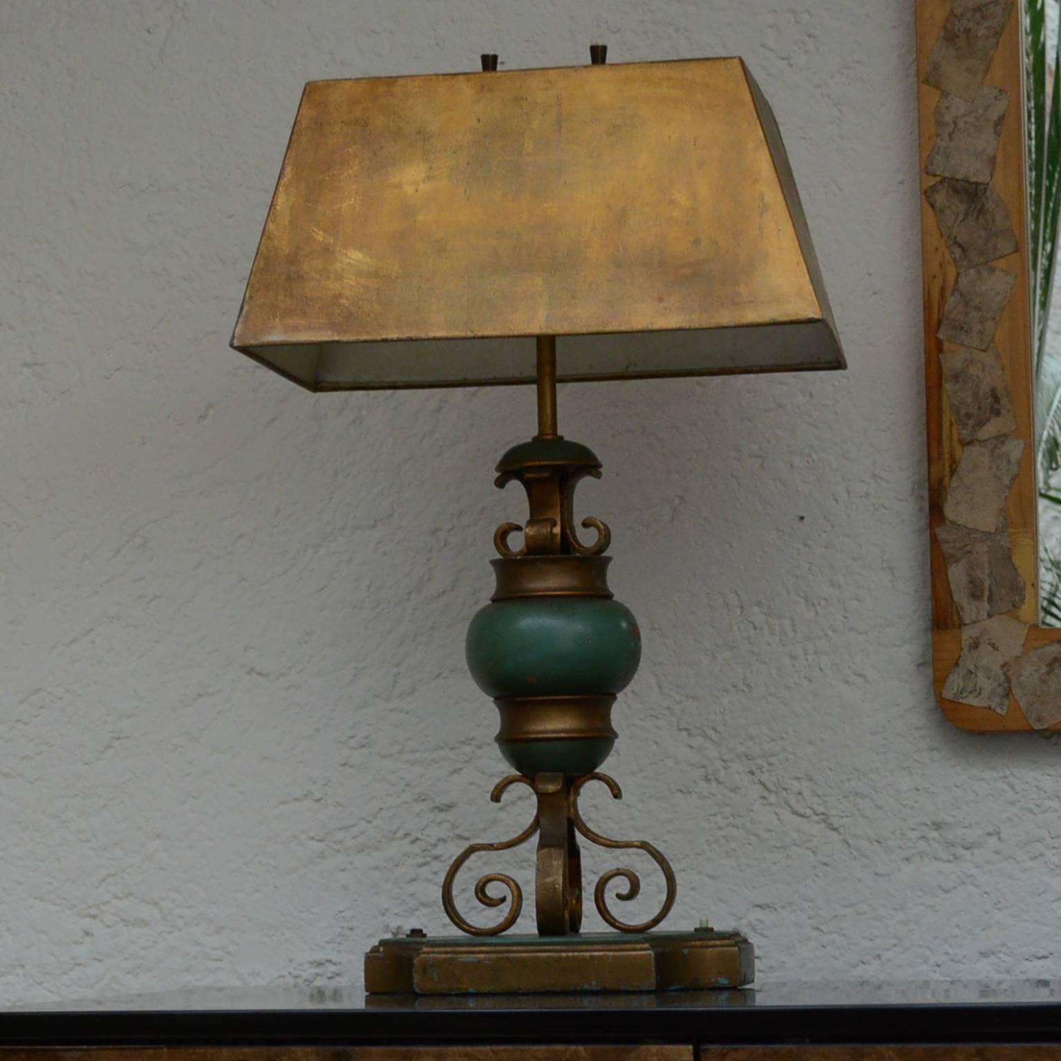 Mexican Hollywood Regency Table Lamp