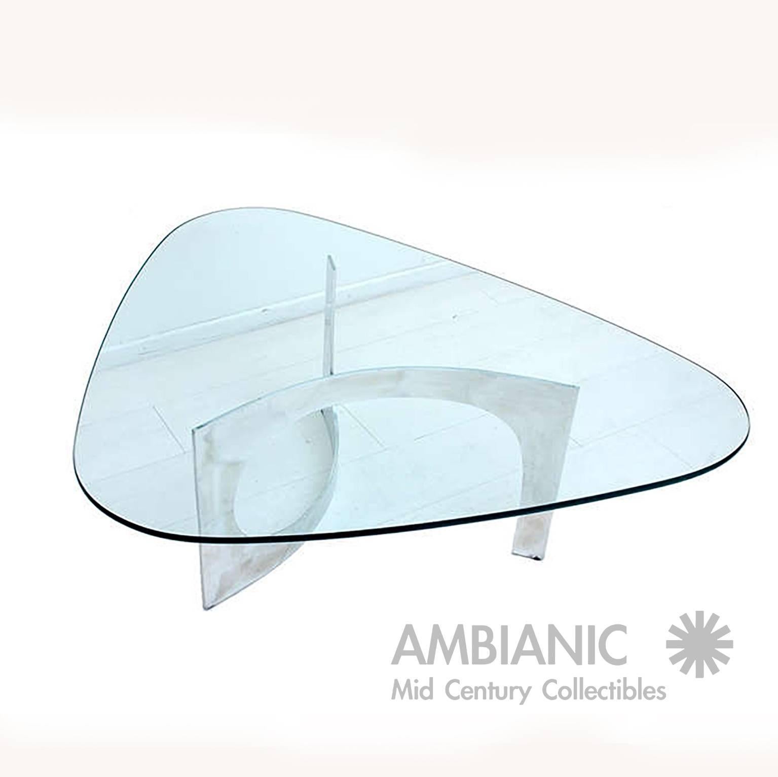 Mid-Century Modern Mid Century Modern Sculptural Aluminum Coffee Table