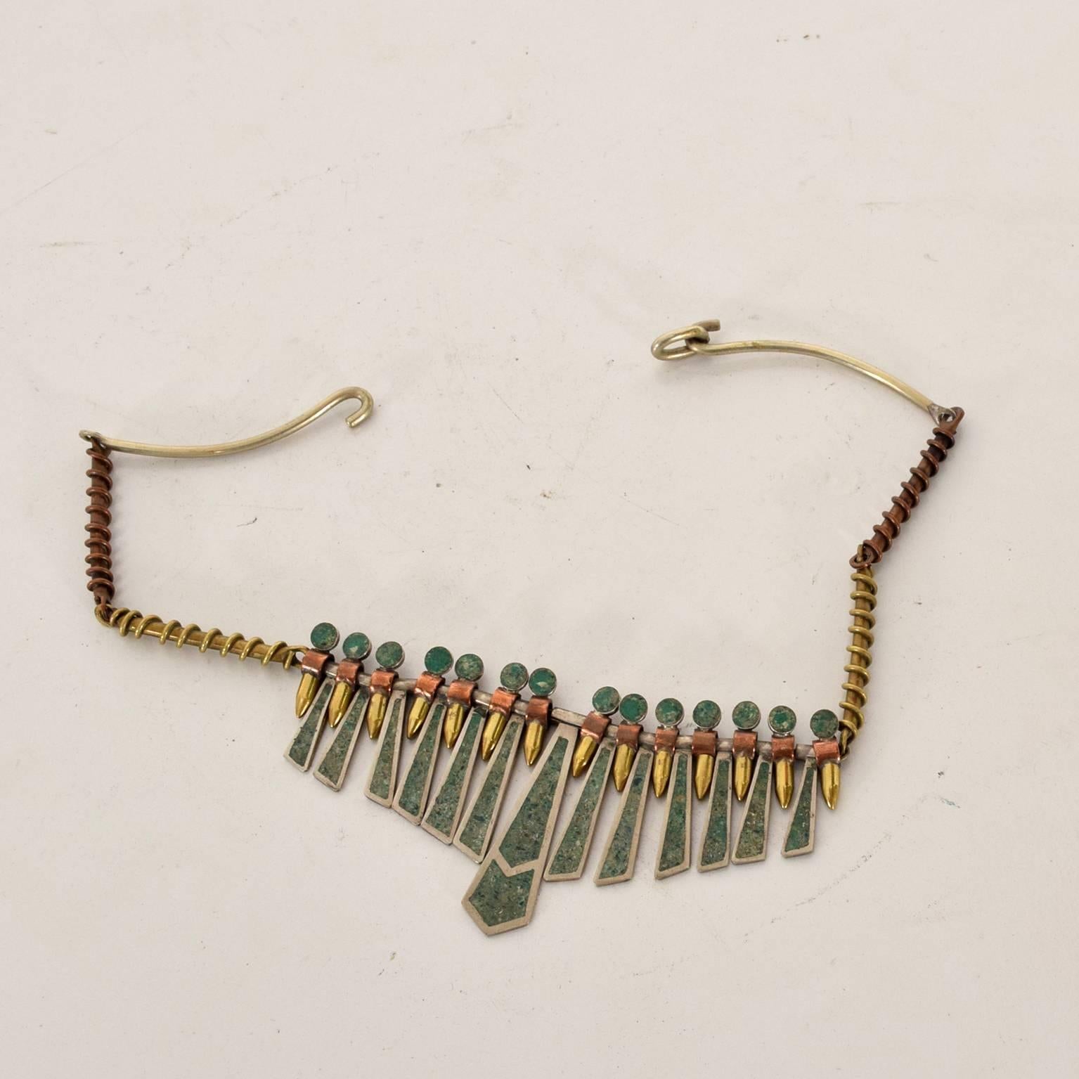 Mid-20th Century Midcentury Mexican Modernist Reversible Necklace