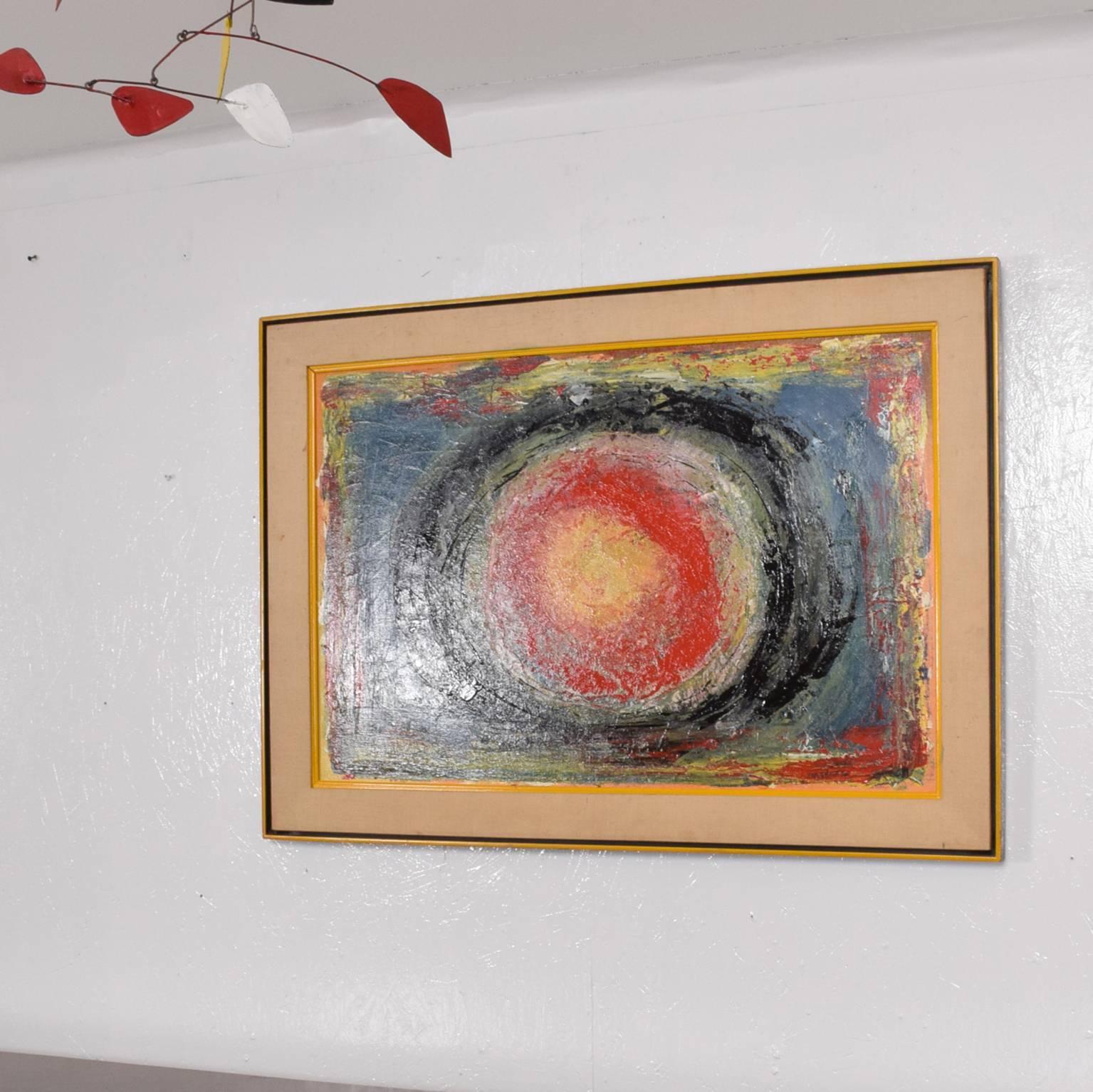 Modern Abstract Painting, Wall Art In Good Condition In Chula Vista, CA