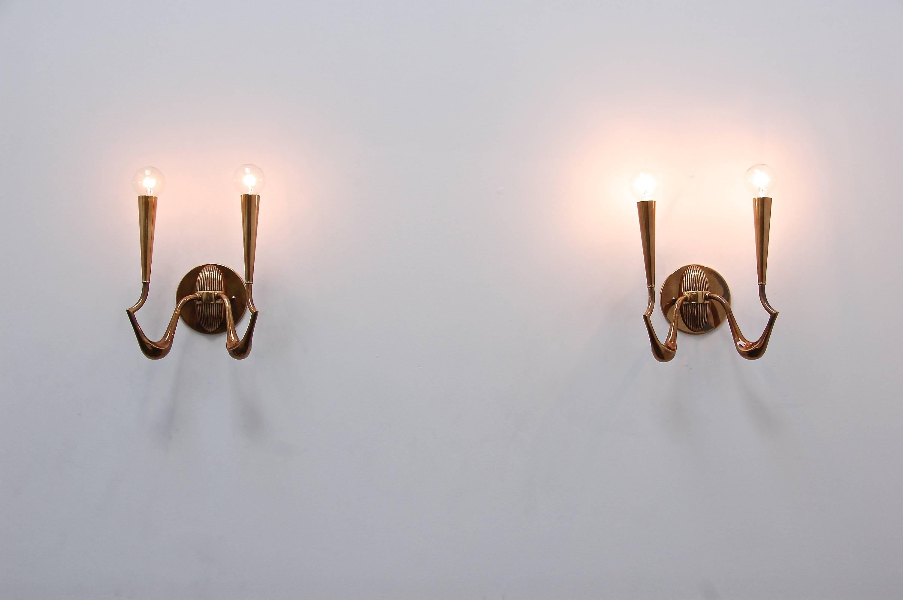 Mid-20th Century Late 1940s Italian Sconces