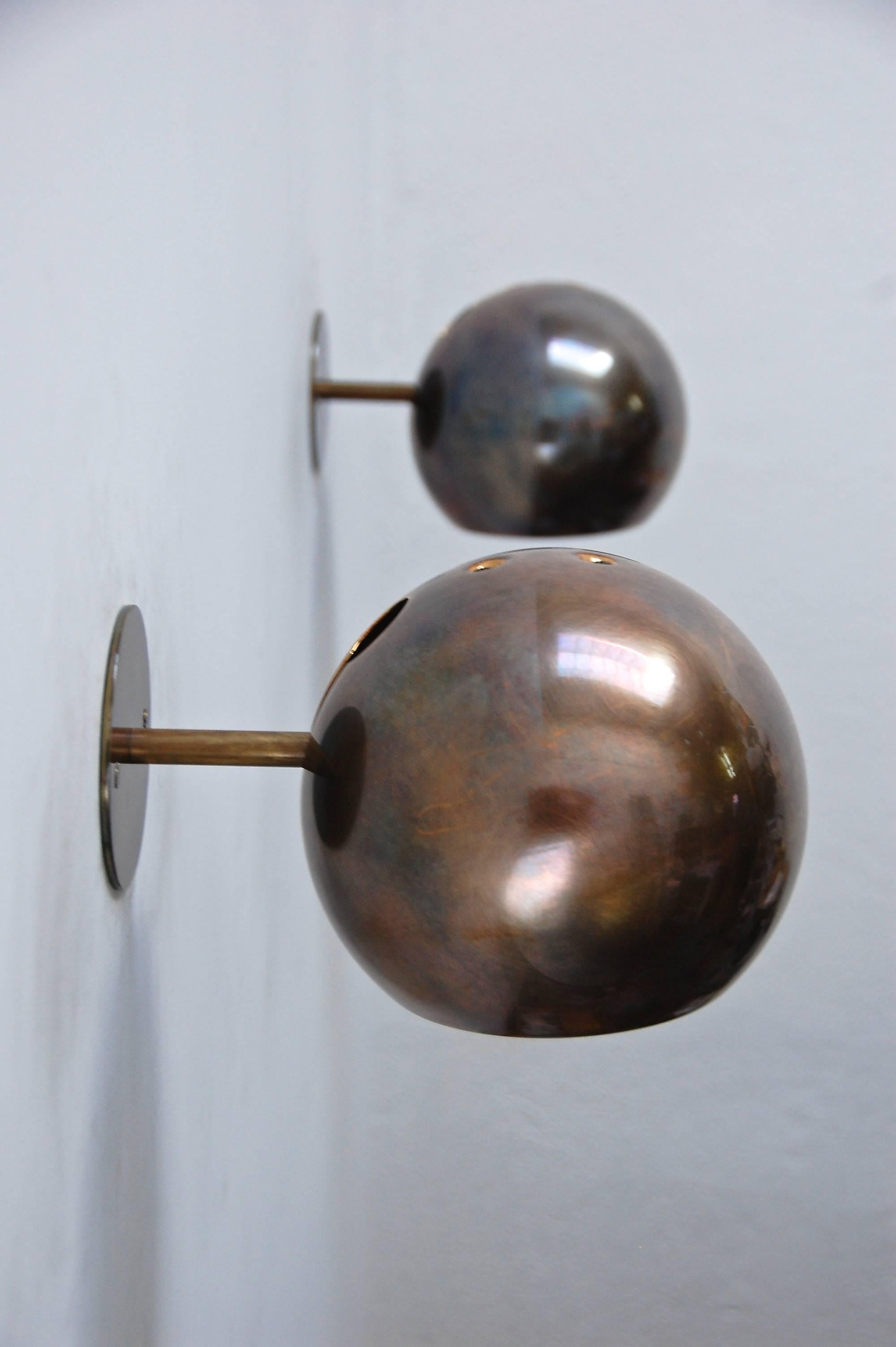 Brass German Directional Sconce
