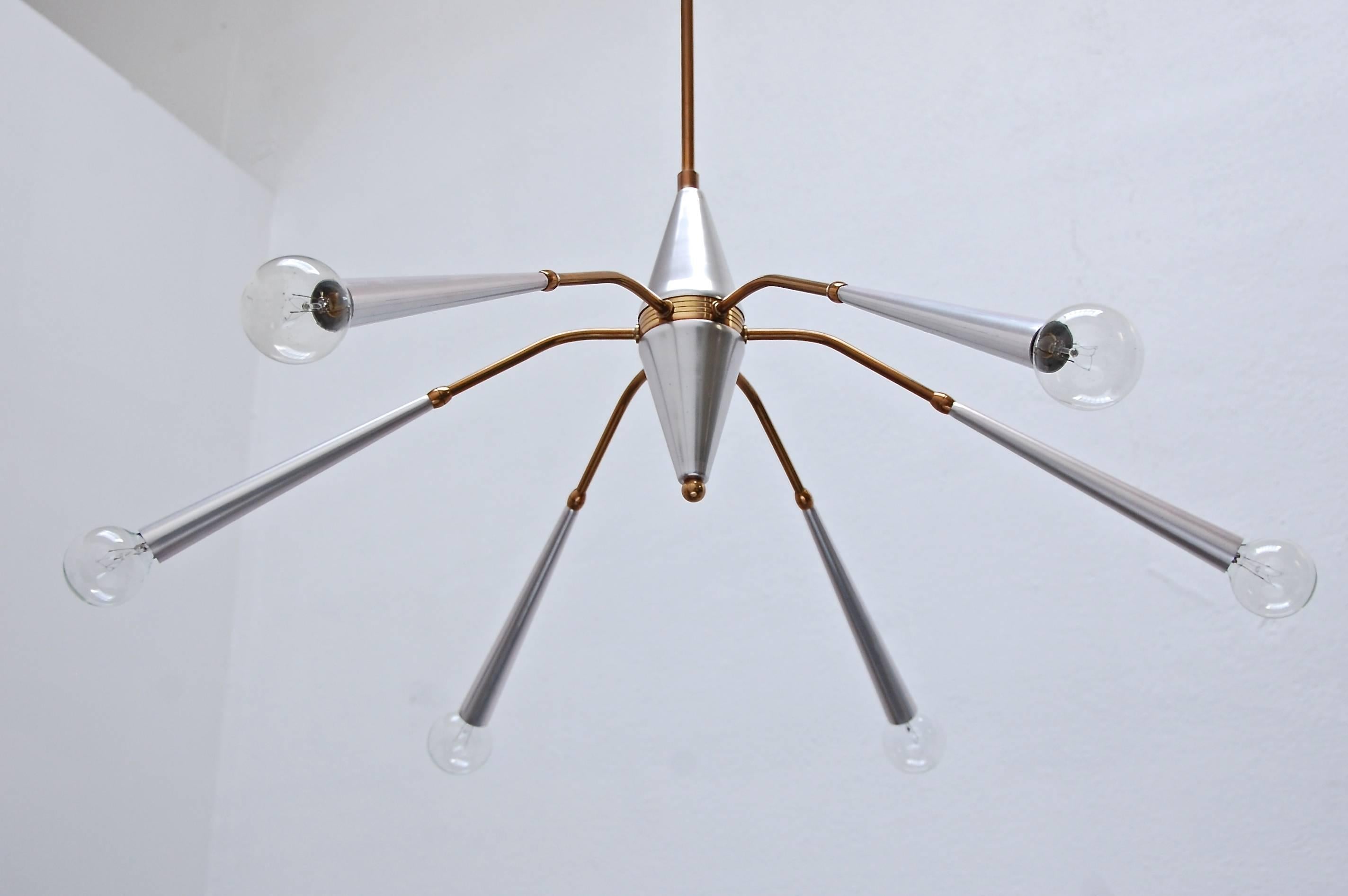 Mid-Century moderno Sputnik italiano della fine degli anni '40 in vendita