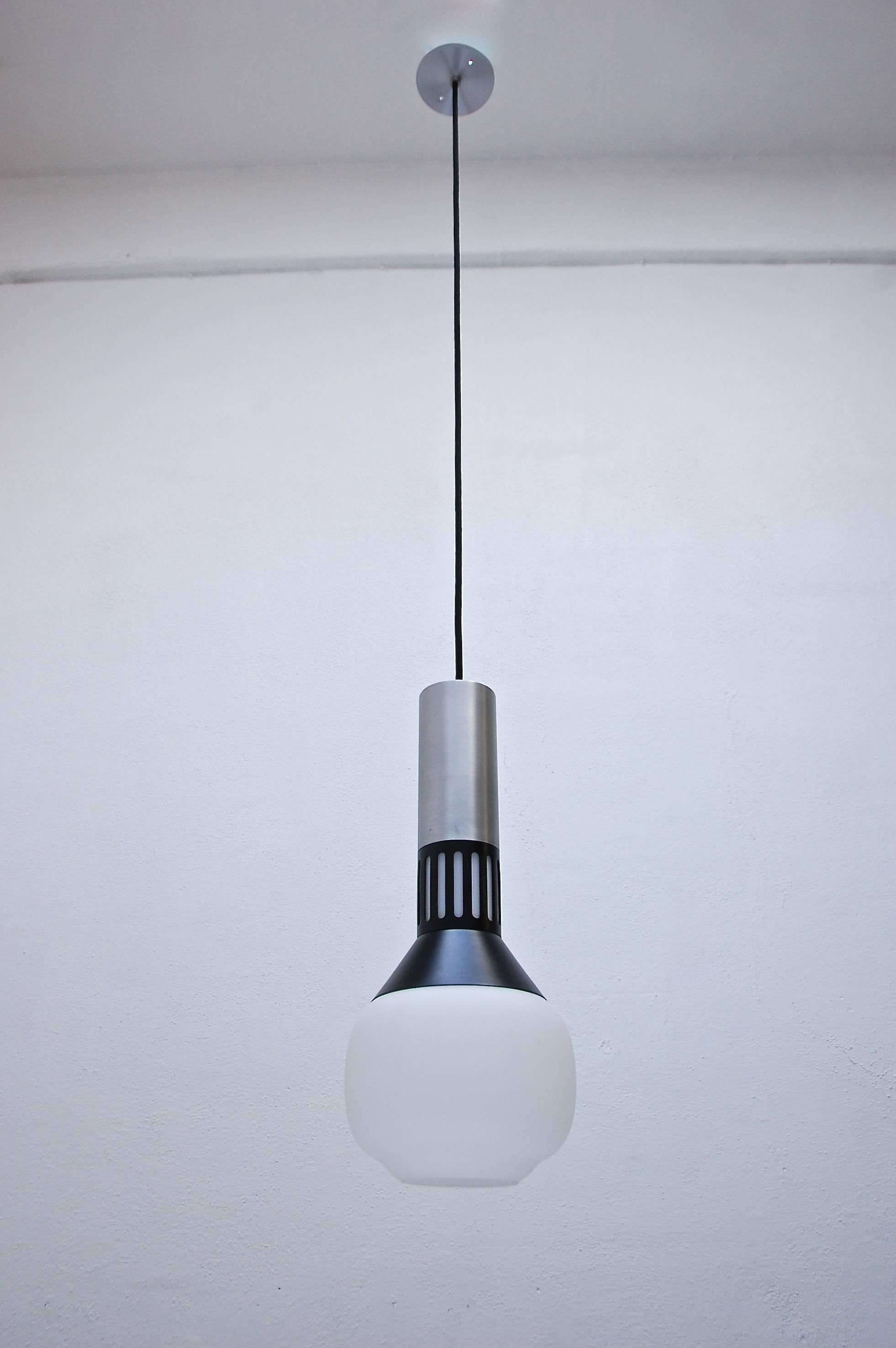 Steel Six Stilnovo Pendants from Italy For Sale