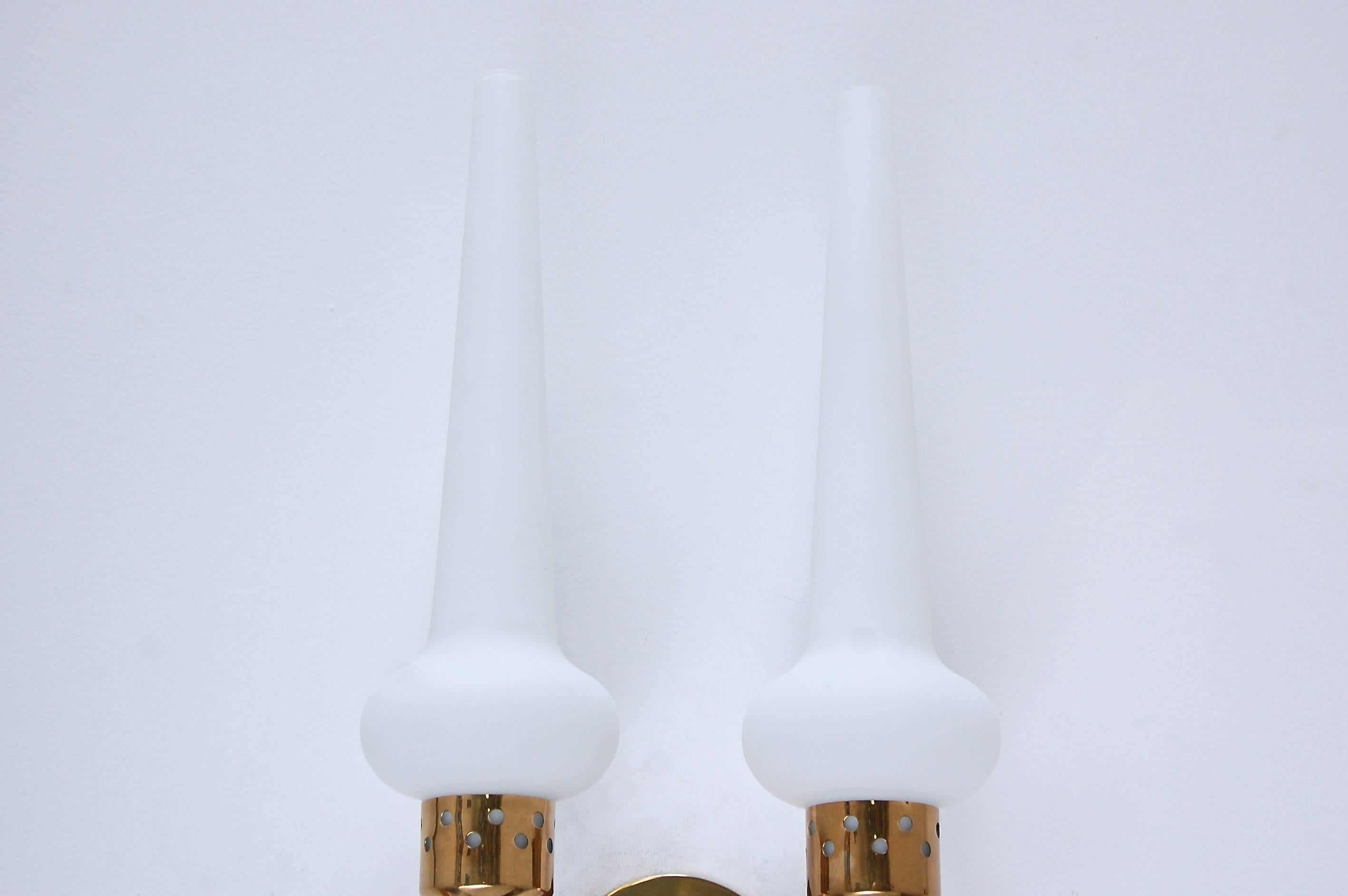 Double Shade Italian Sconces For Sale 2