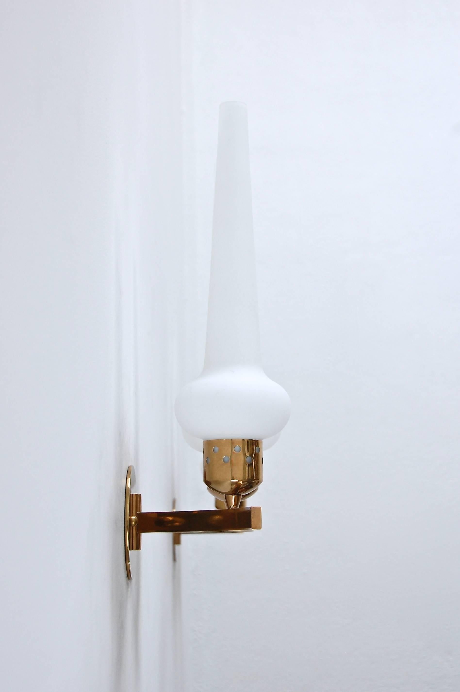 Mid-20th Century Double Shade Italian Sconces For Sale
