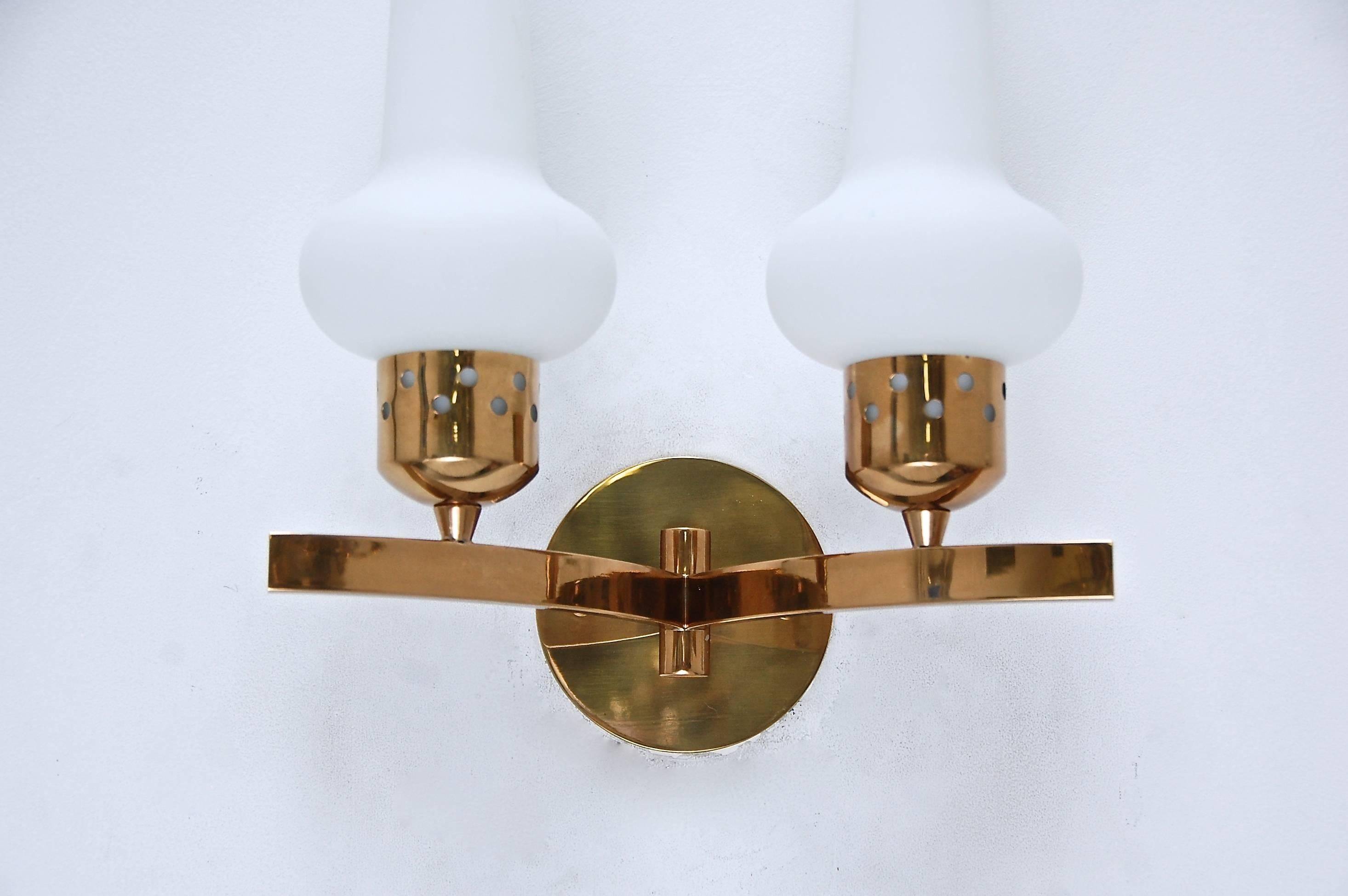 Double Shade Italian Sconces For Sale 4
