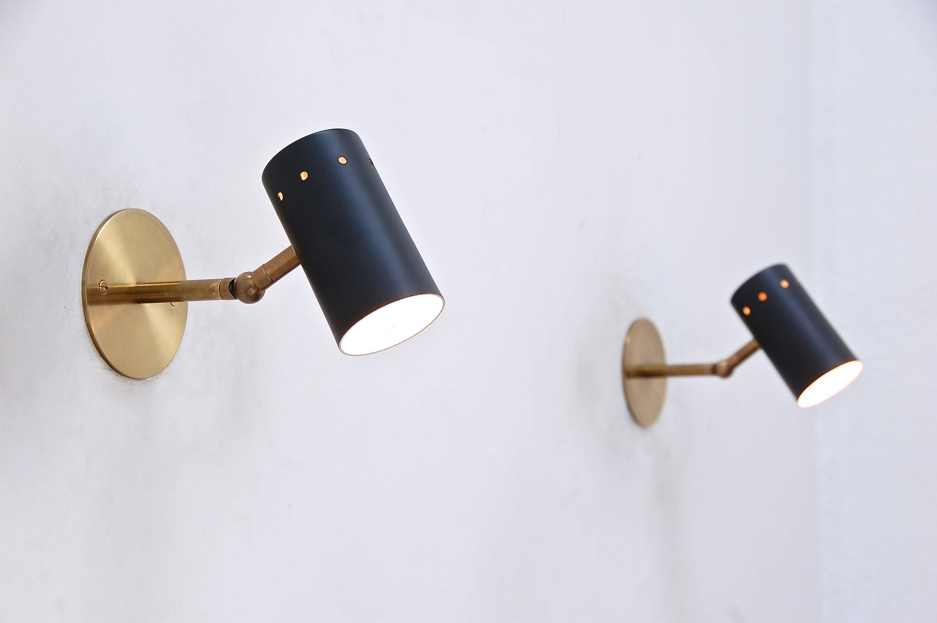 LU Cylinder Sconces by Lumfardo Luminaires In New Condition For Sale In Los Angeles, CA