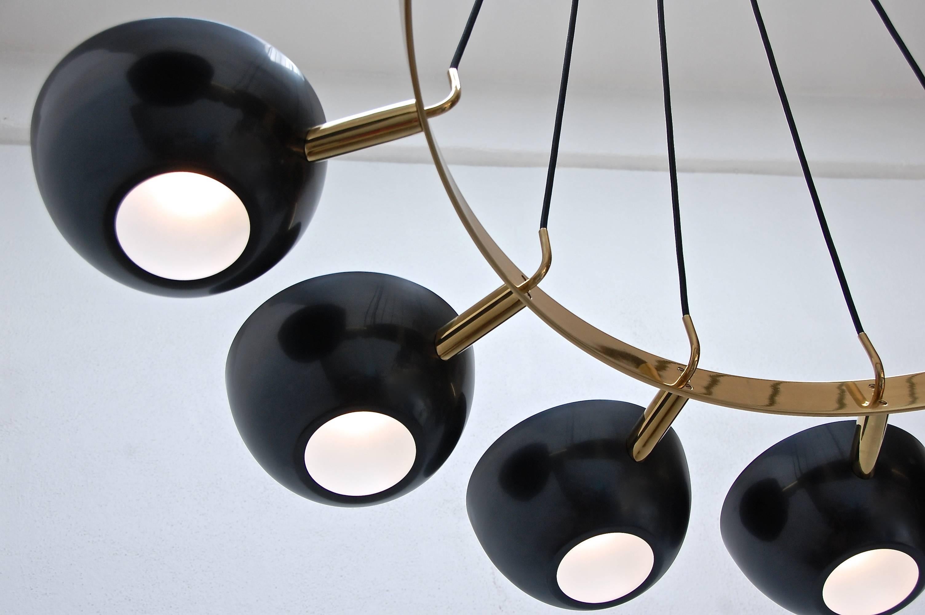 Contemporary LUcrown Chandelier by Lumfardo Luminaires For Sale