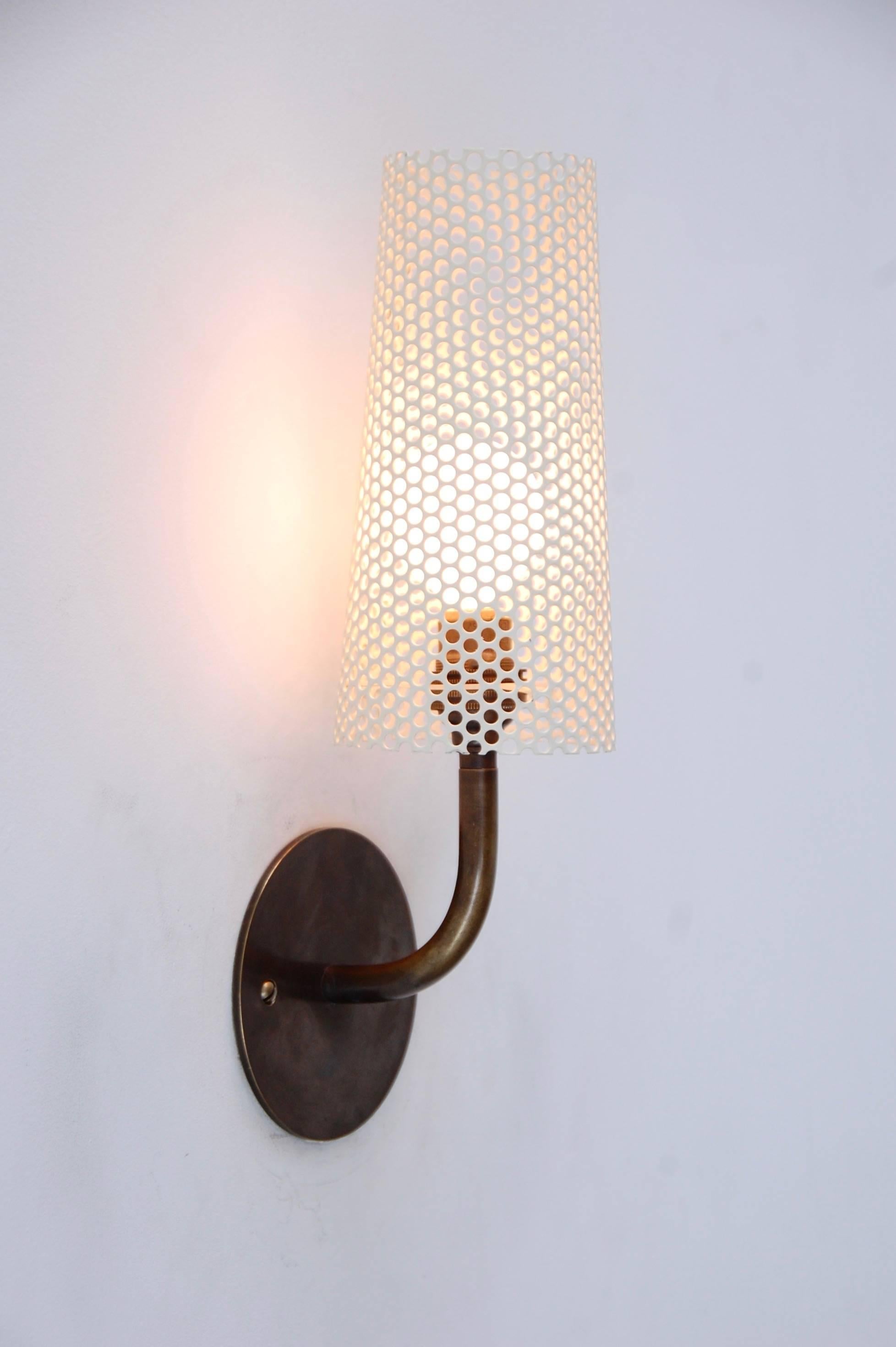 Disderot Style Sconces by Lumfardo Luminaires In New Condition For Sale In Los Angeles, CA