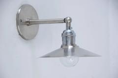 Nickel Hat Sconces