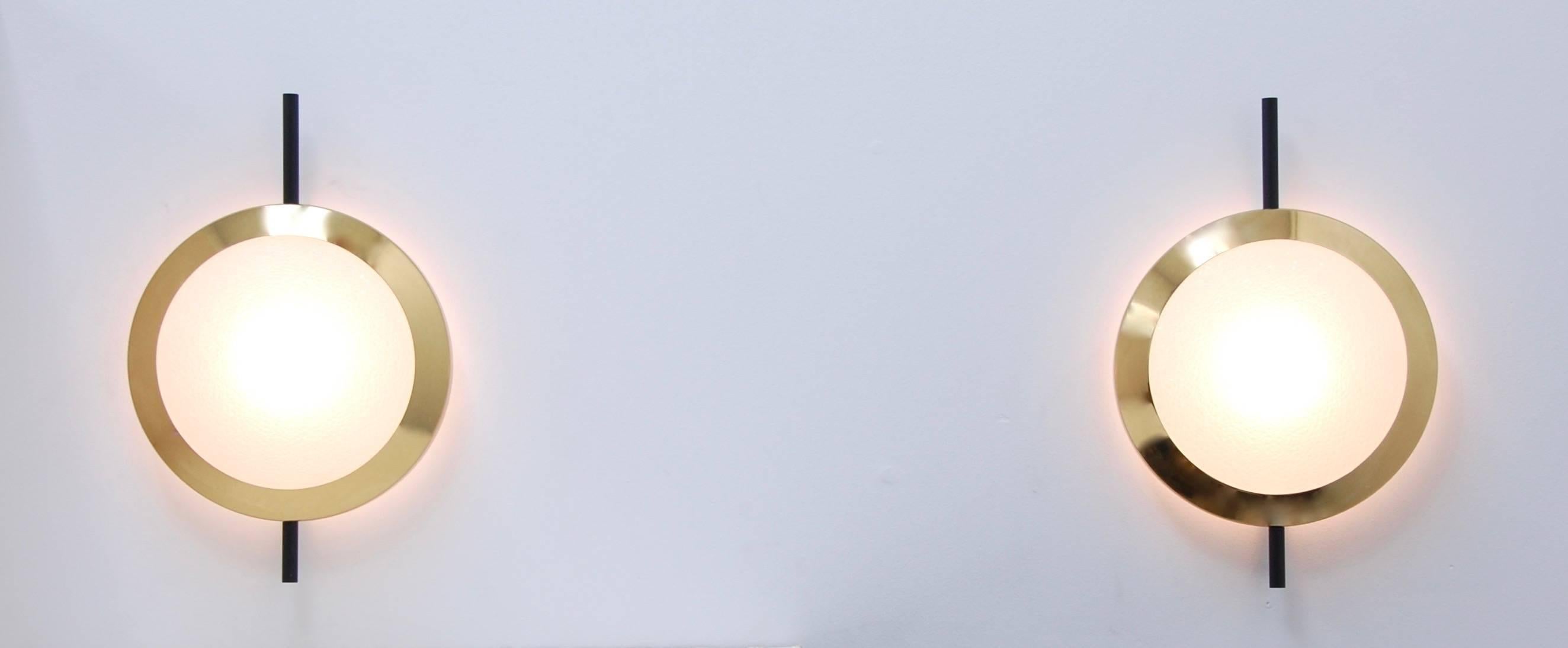 Apliques de pared a la manera de Stilnovo by Lumfardo Luminaires Estadounidense en venta