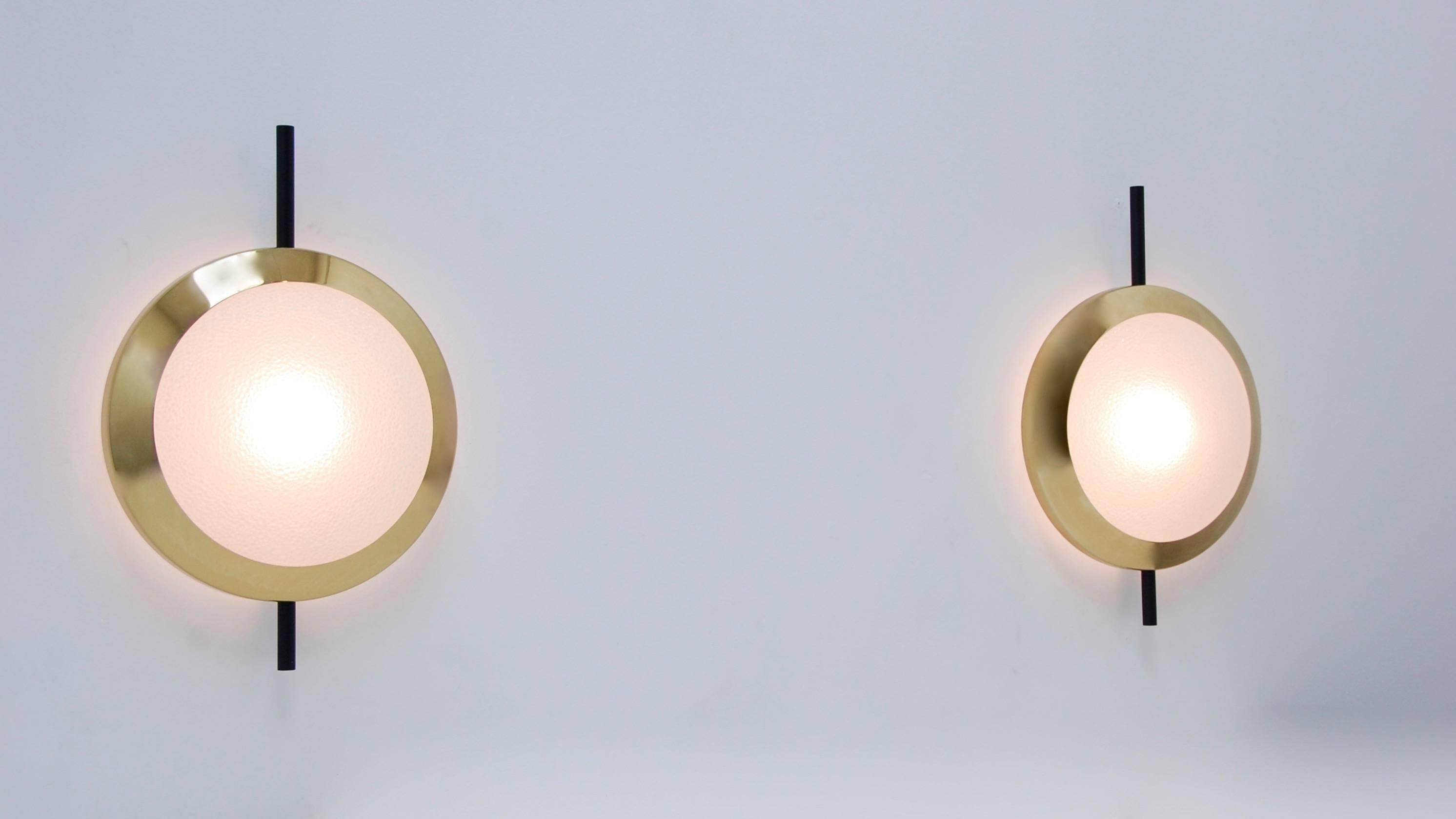 Wall Sconces in the Manner of Stilnovo by Lumfardo Luminaires In Excellent Condition For Sale In Los Angeles, CA