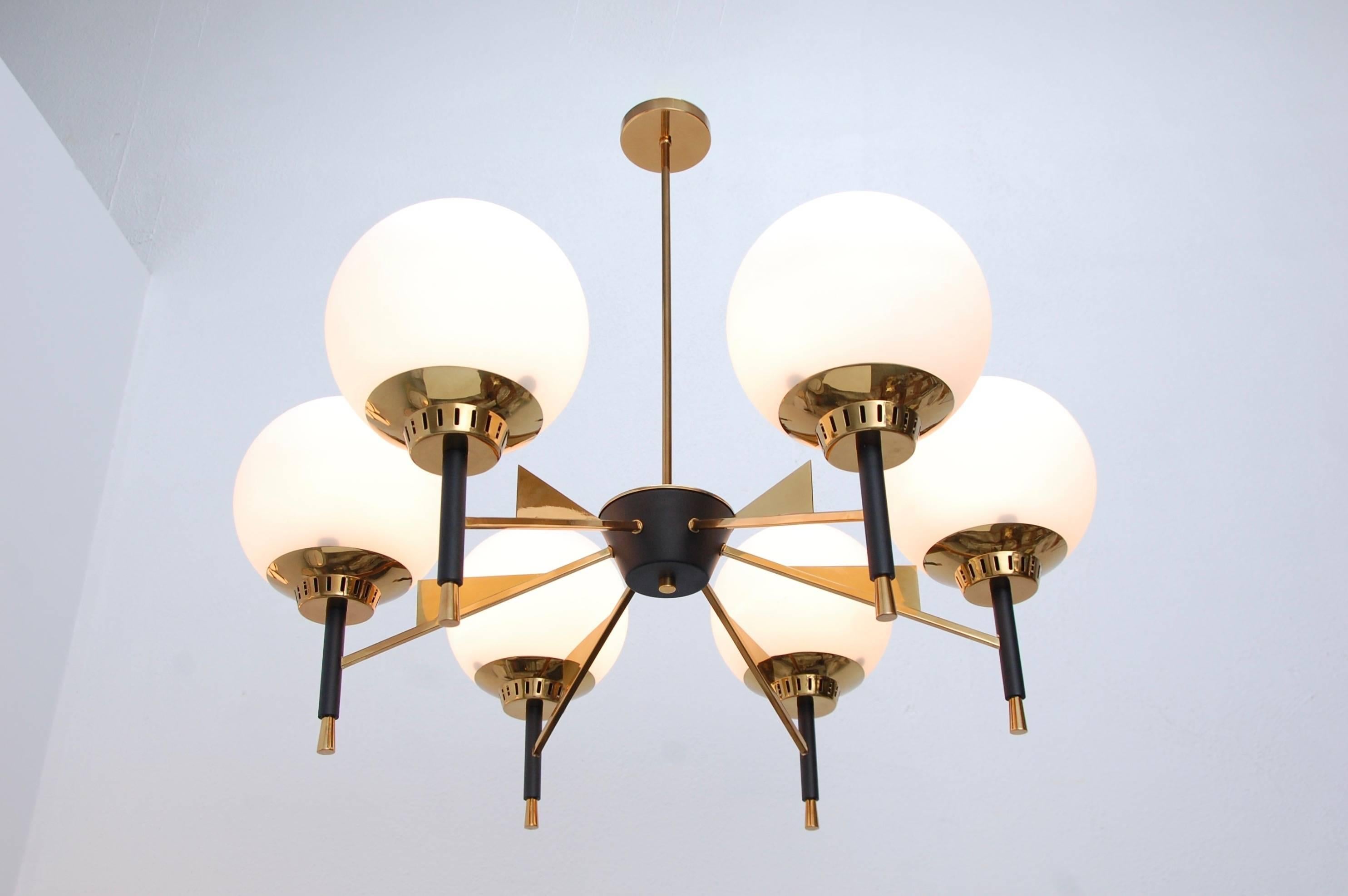 Italian 1950s Dining Chandelier from Italy