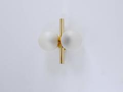 1960s Kaiser German Globe Sconces