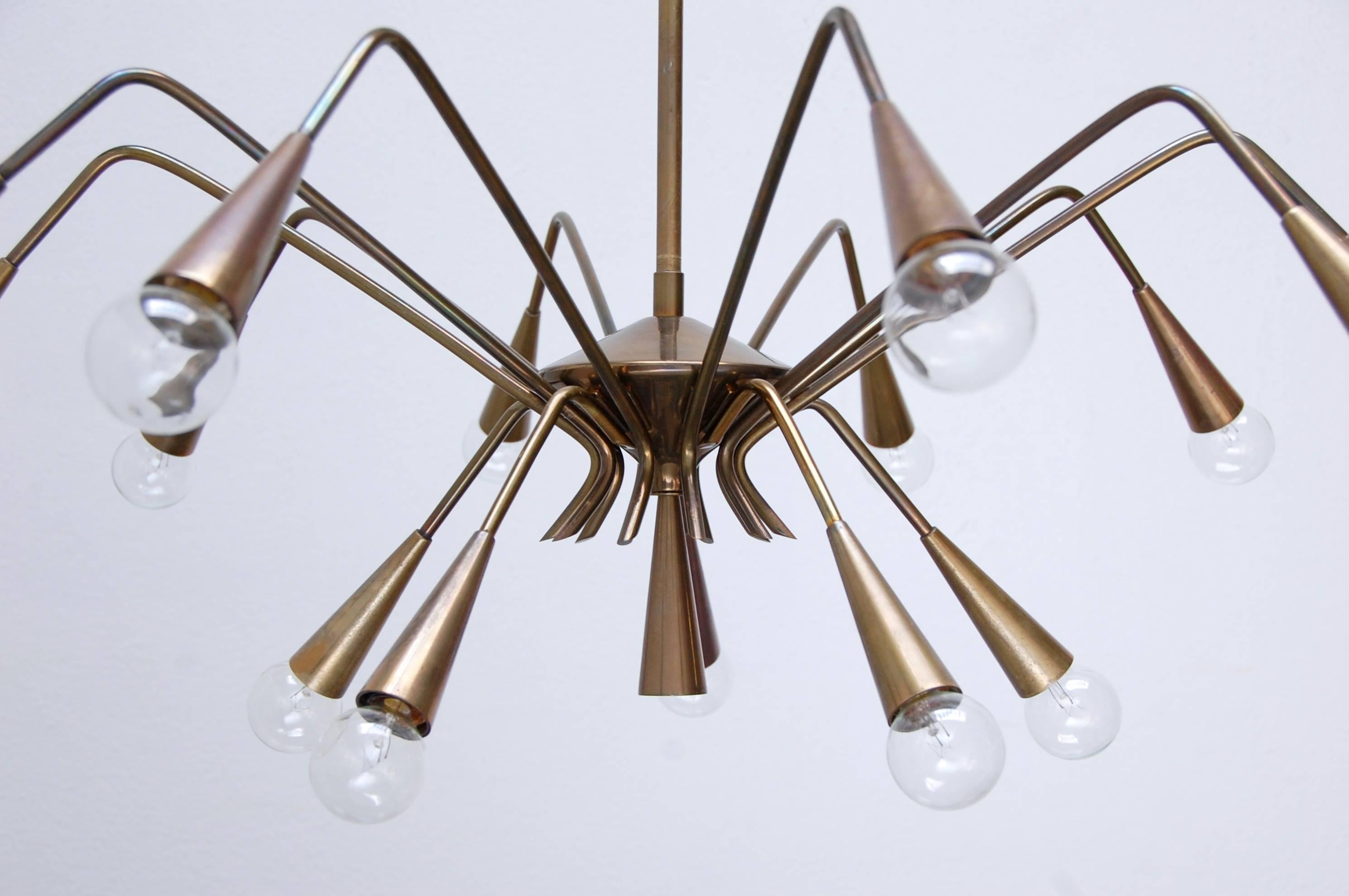 Sputnik Chandelier by Lumi For Sale 1