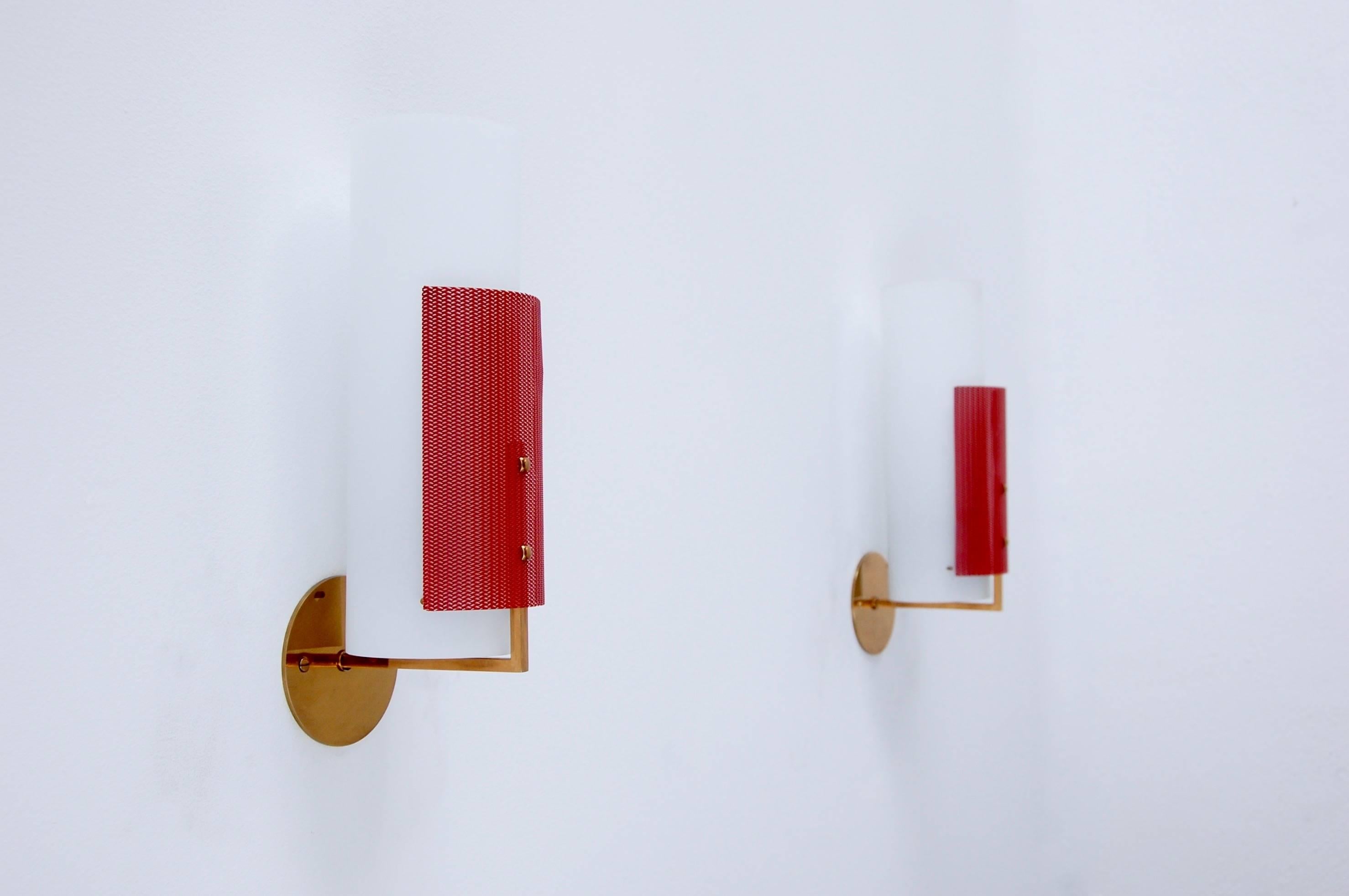 Mid-Century Modern Stilux Sconces from Italy
