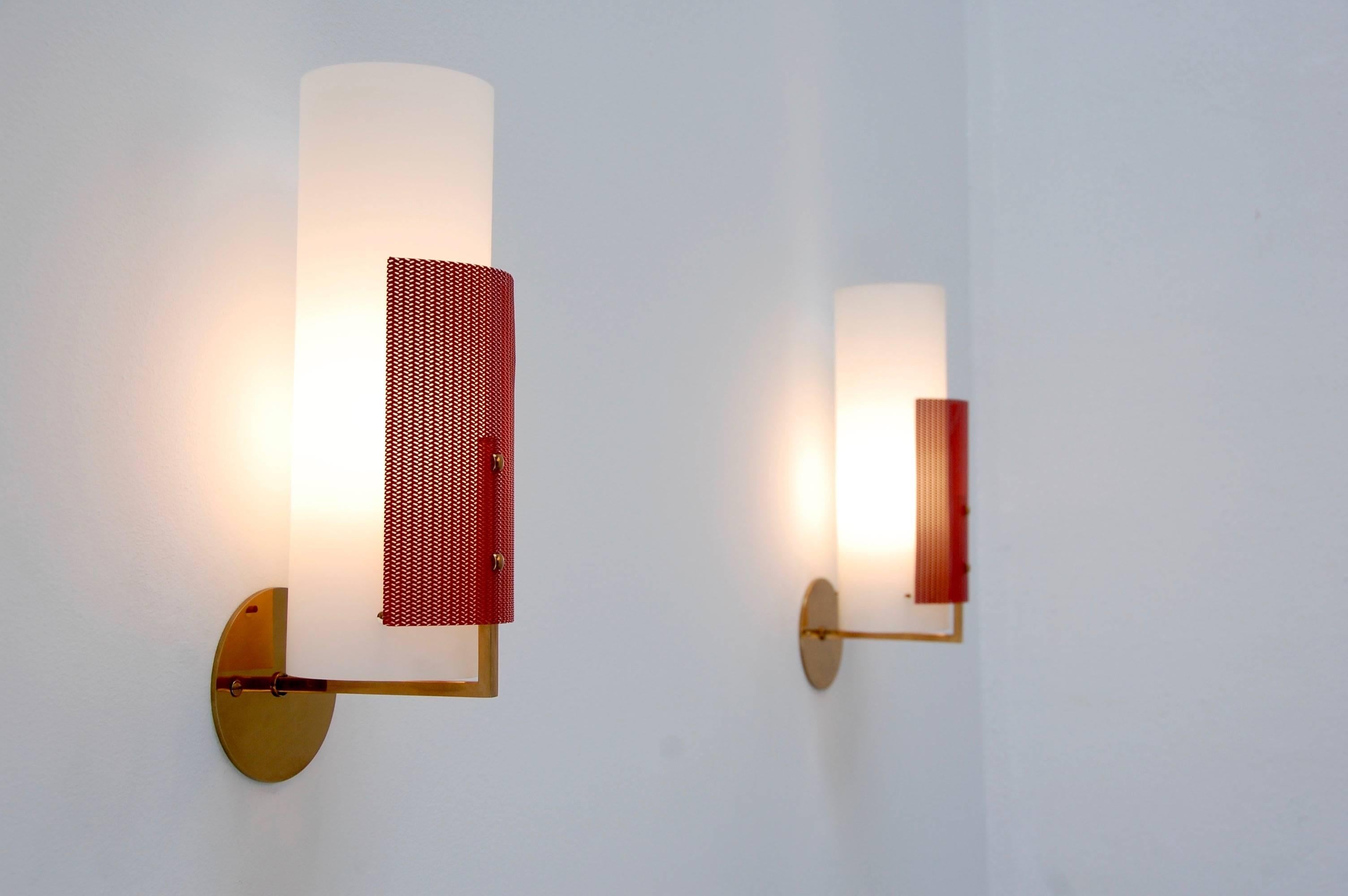 Stilux Sconces from Italy In Excellent Condition In Los Angeles, CA