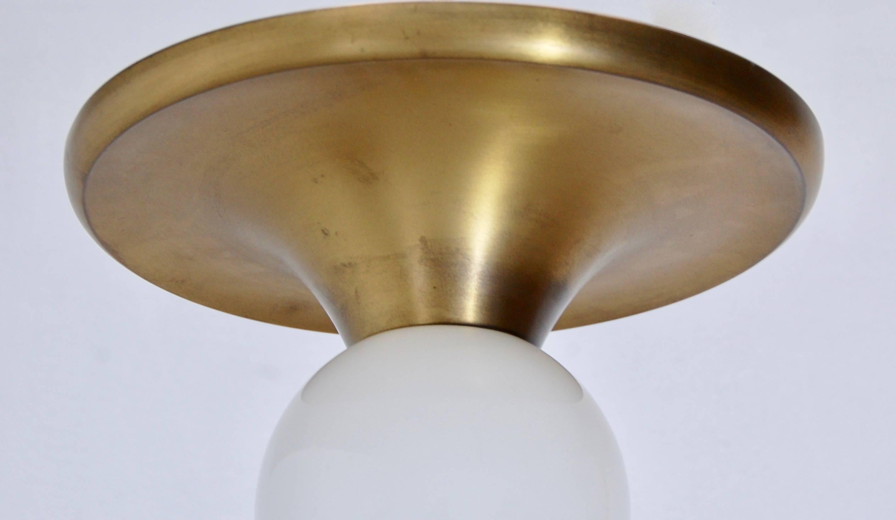 Brass Light Ball Lamp by: Achille & Pier Giacomo Castiglioni