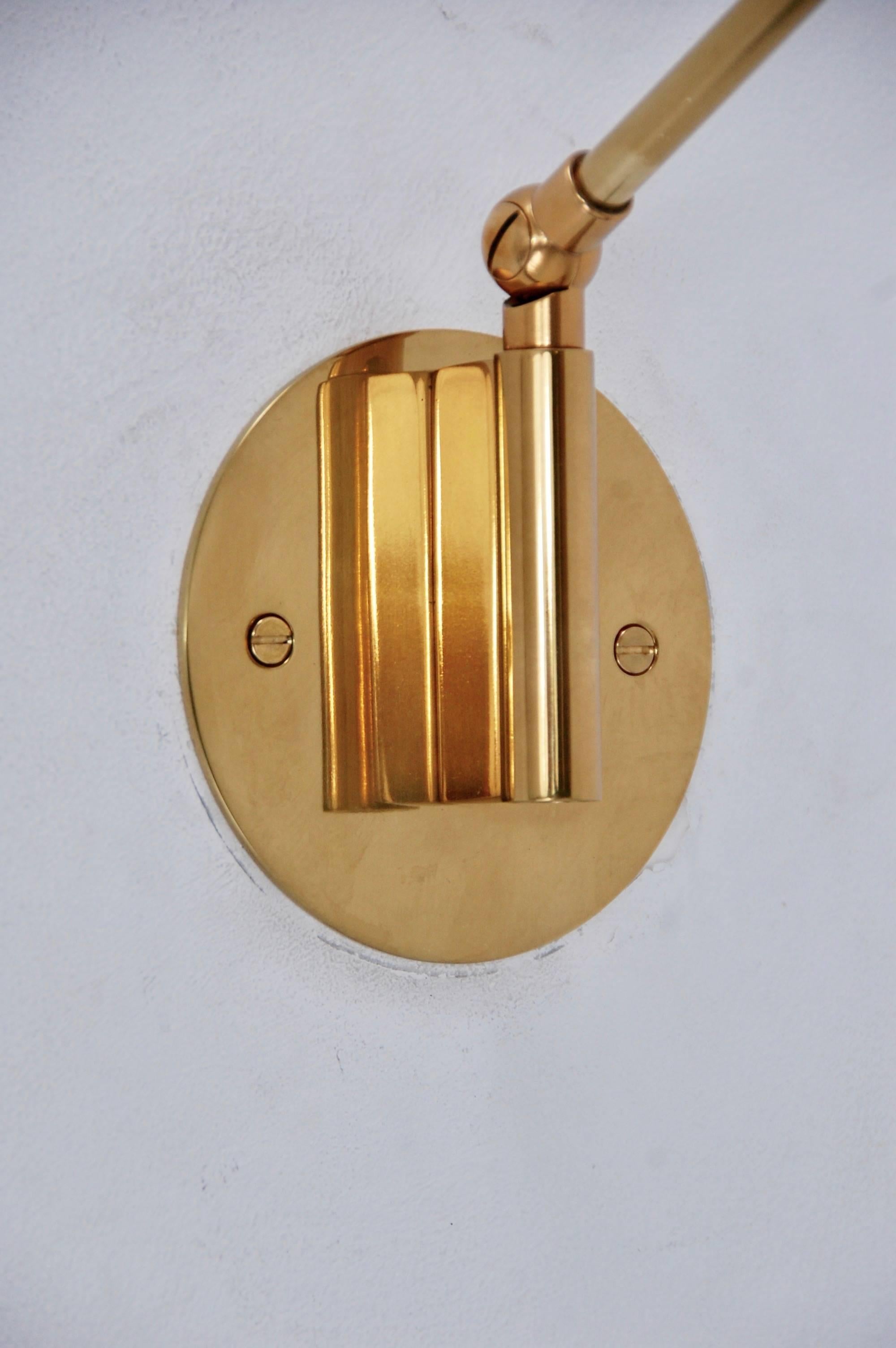 Brass LUread FS Sconces by Lumfardo Luminaires For Sale