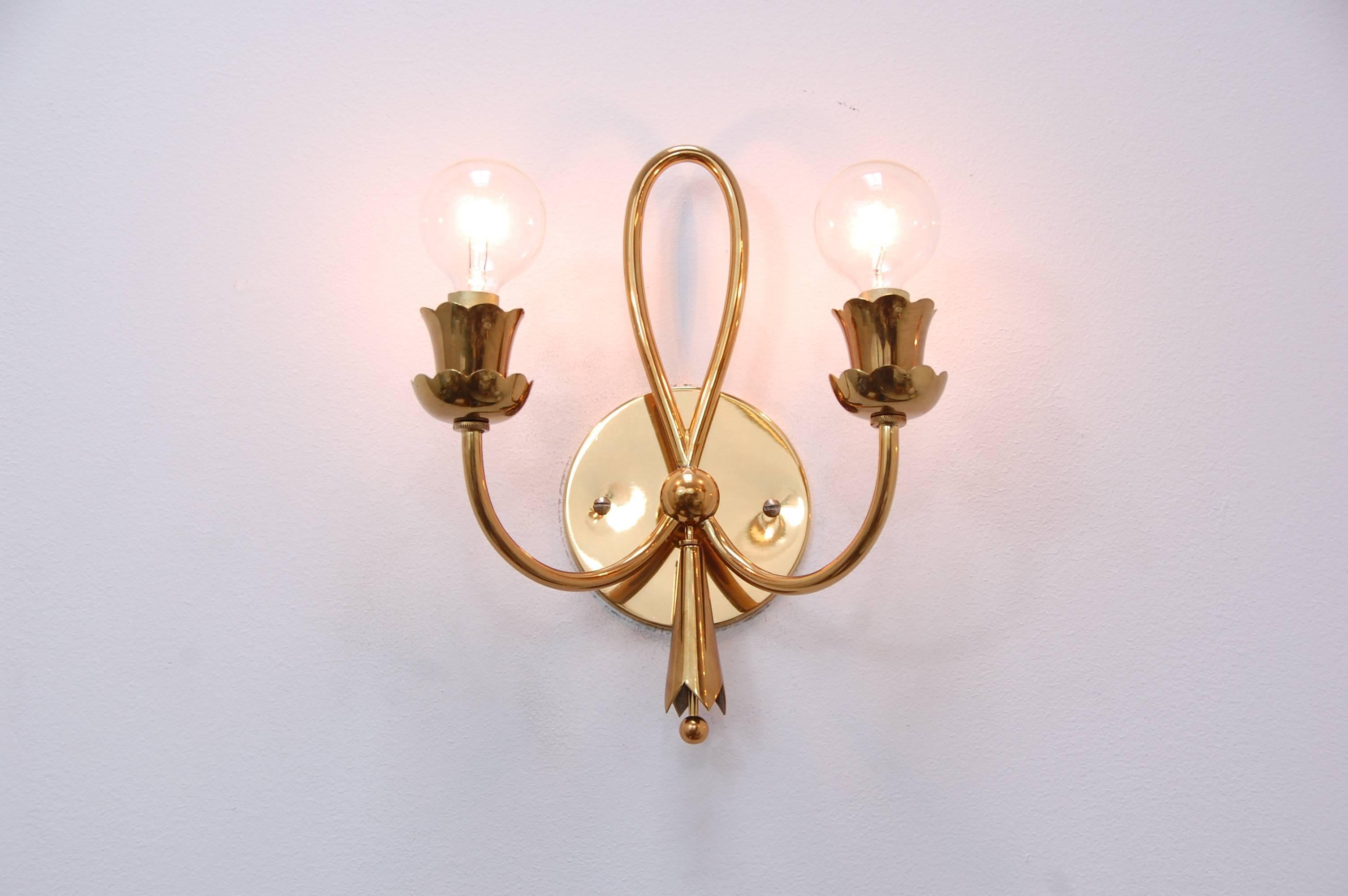 Late 1940s Botanical Sconces 2