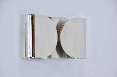 Foglio Sconces by Tobia Scarpa in Nickel Finish