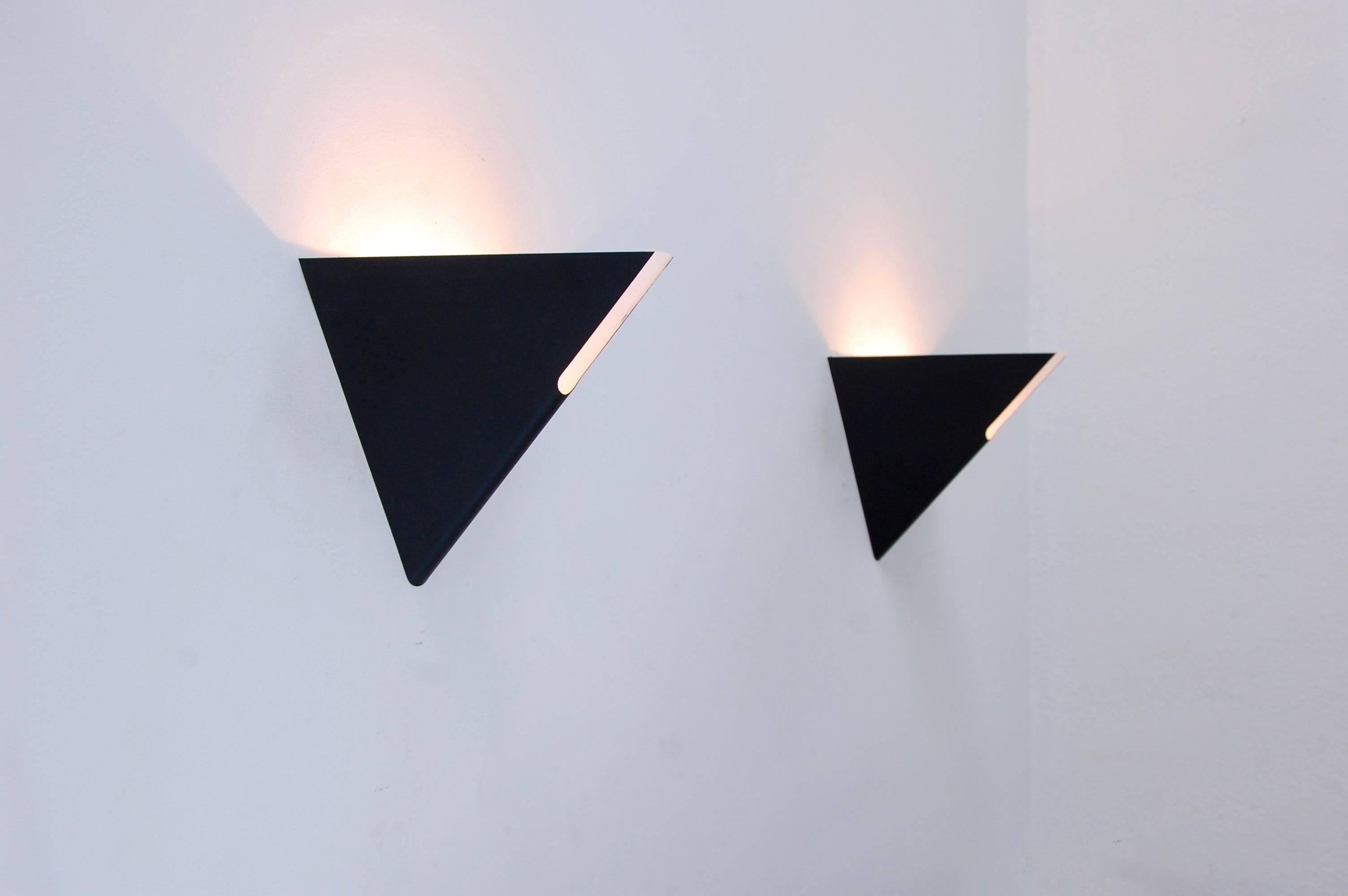Modern 1970s Triangular Sconces