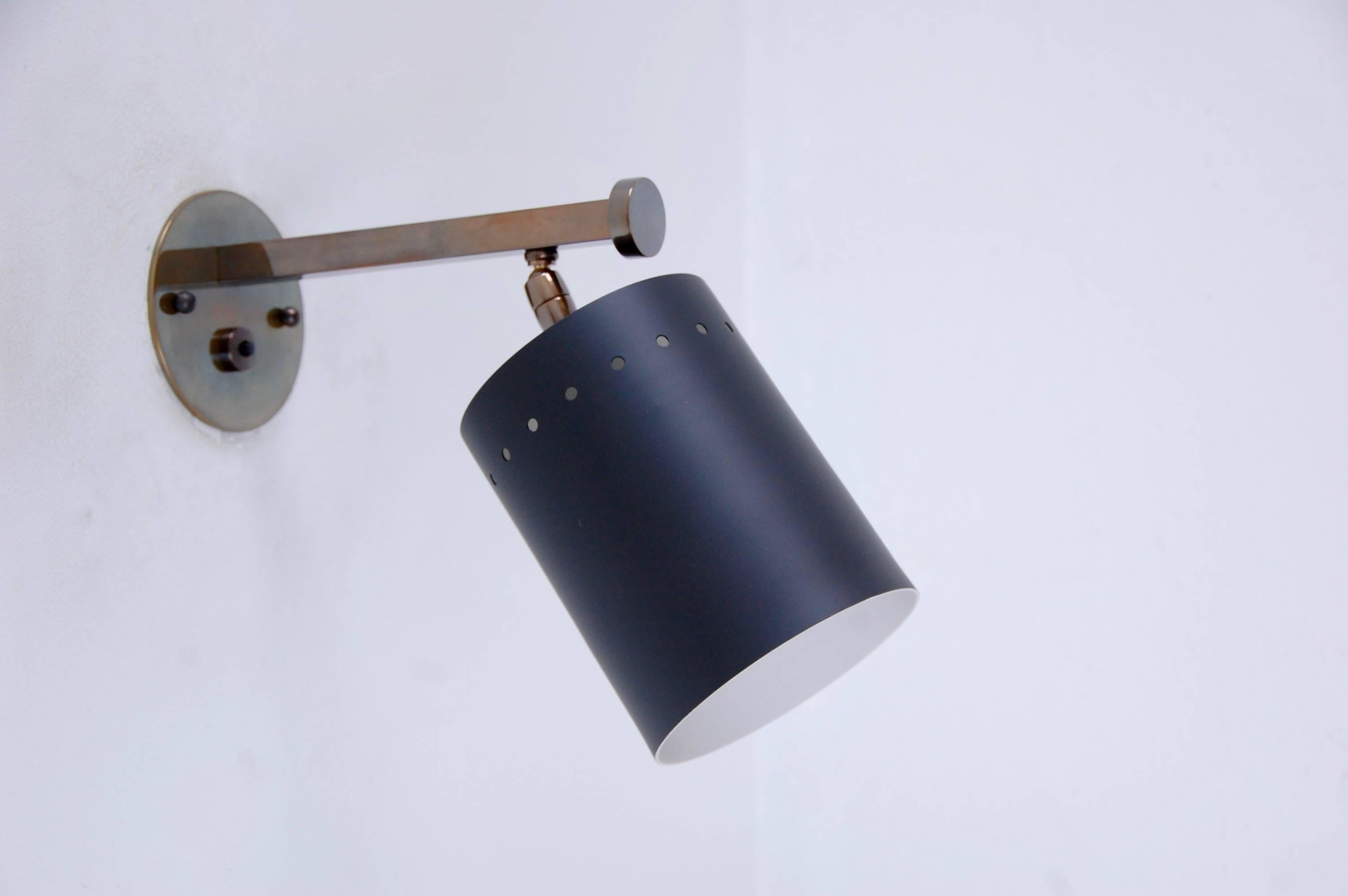 Italian Directional Cylinder Sconces
