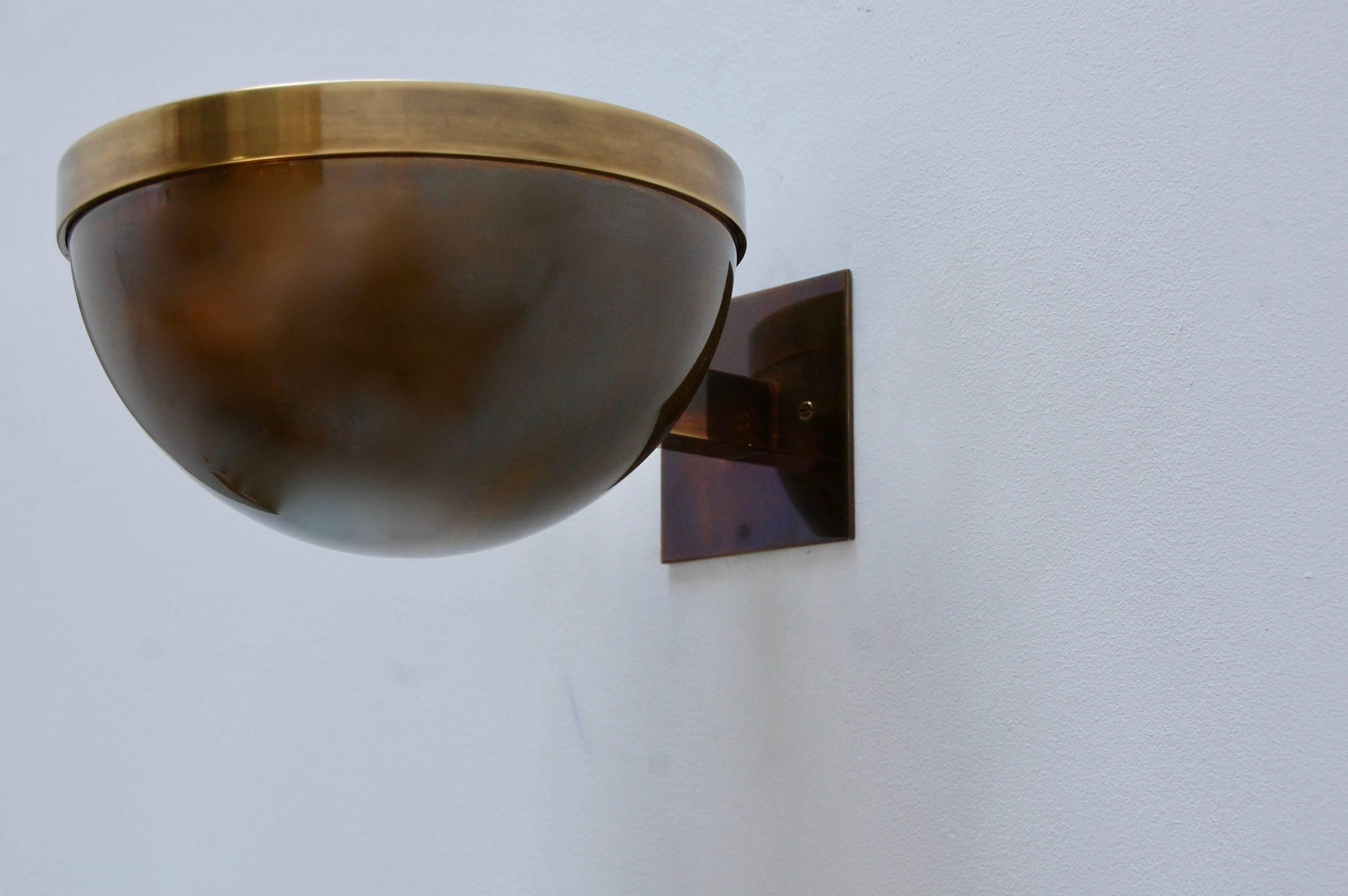 Juni Bowl Sconces by Lumfardo Luminaires In New Condition For Sale In Los Angeles, CA