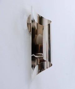 Modernist French Nickel Sconces