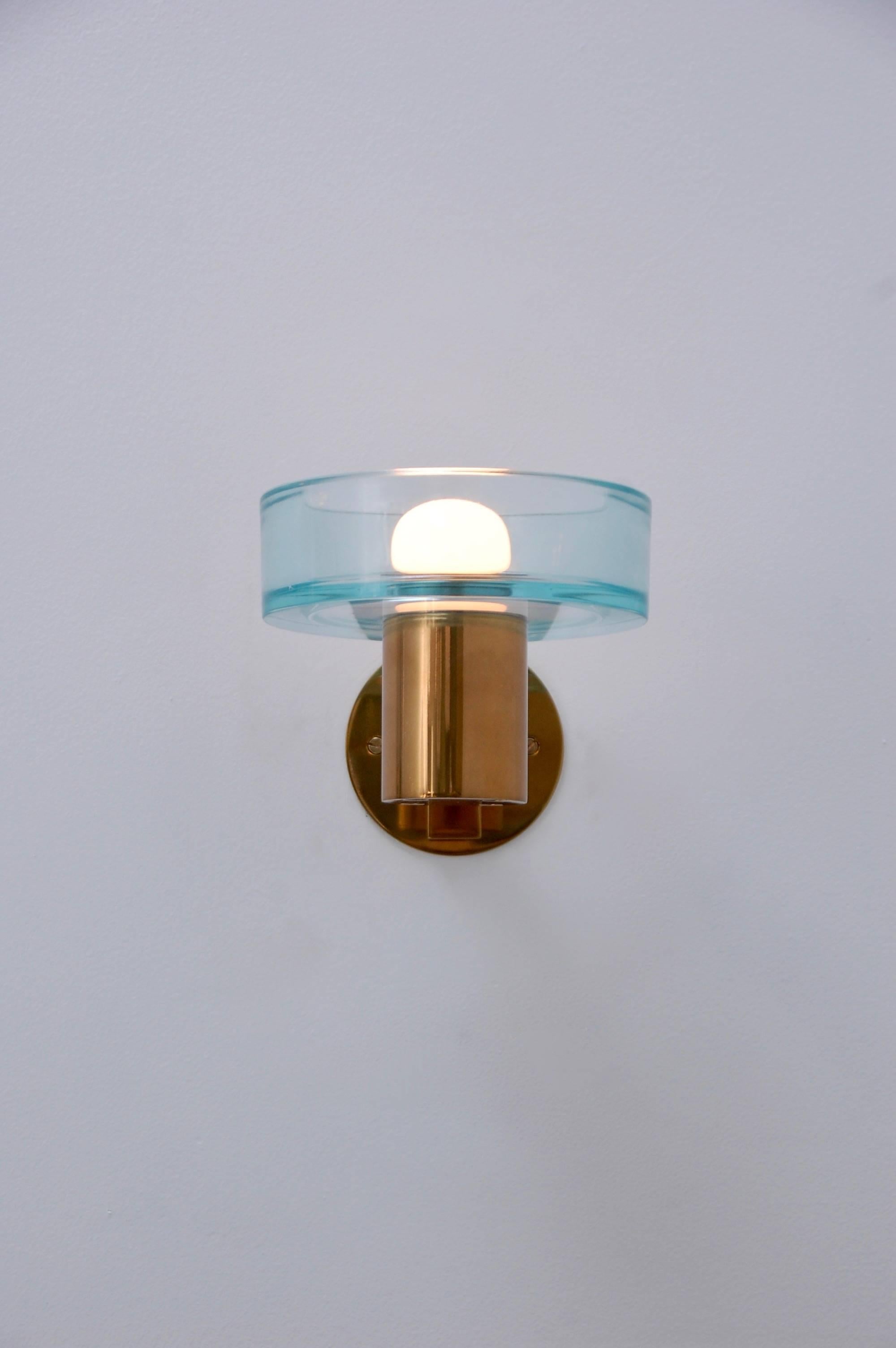 Brass Seguso Sconce