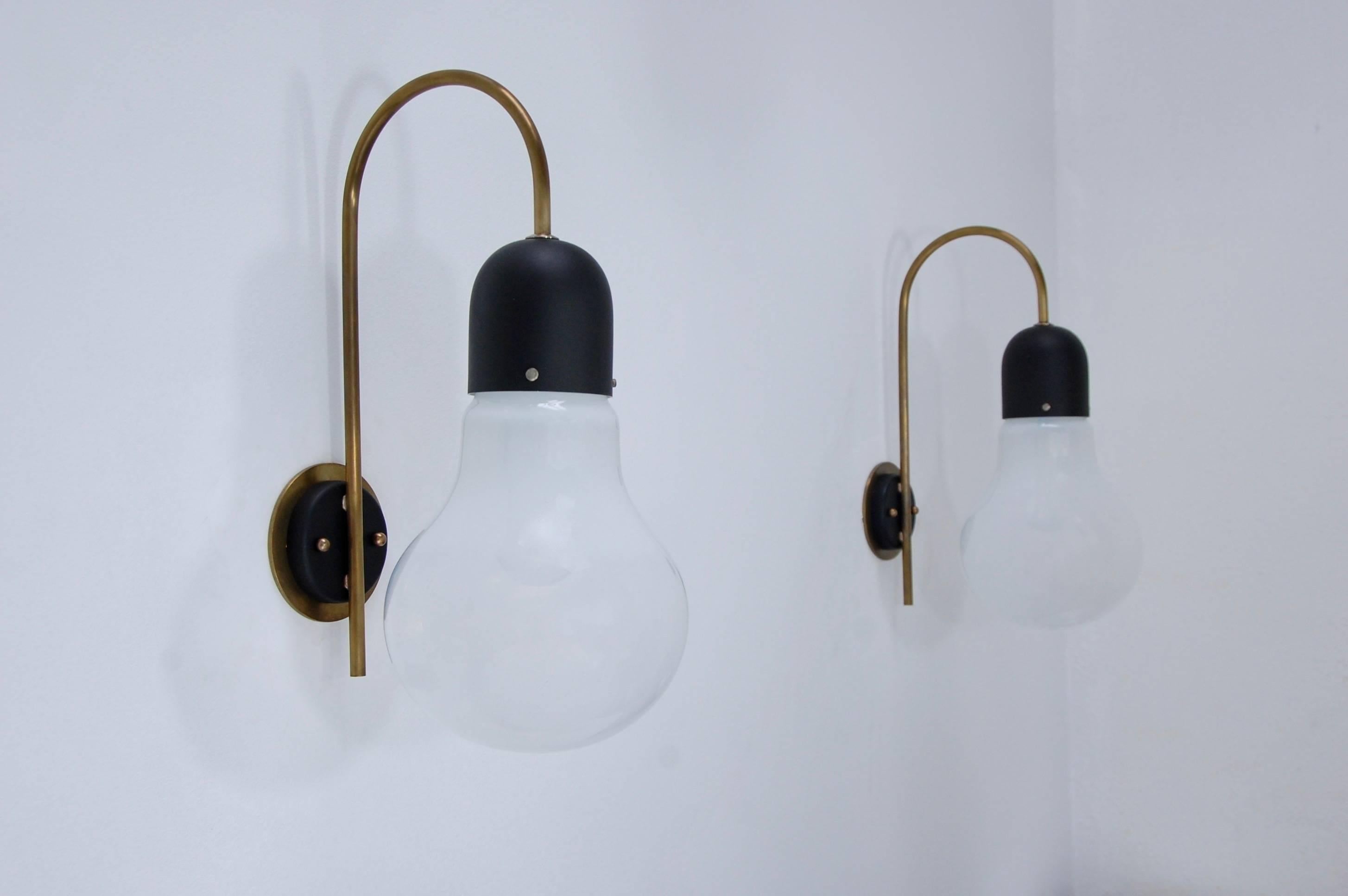 Mid-Century Modern Stilux Milano Indoor Outdoor Sconces