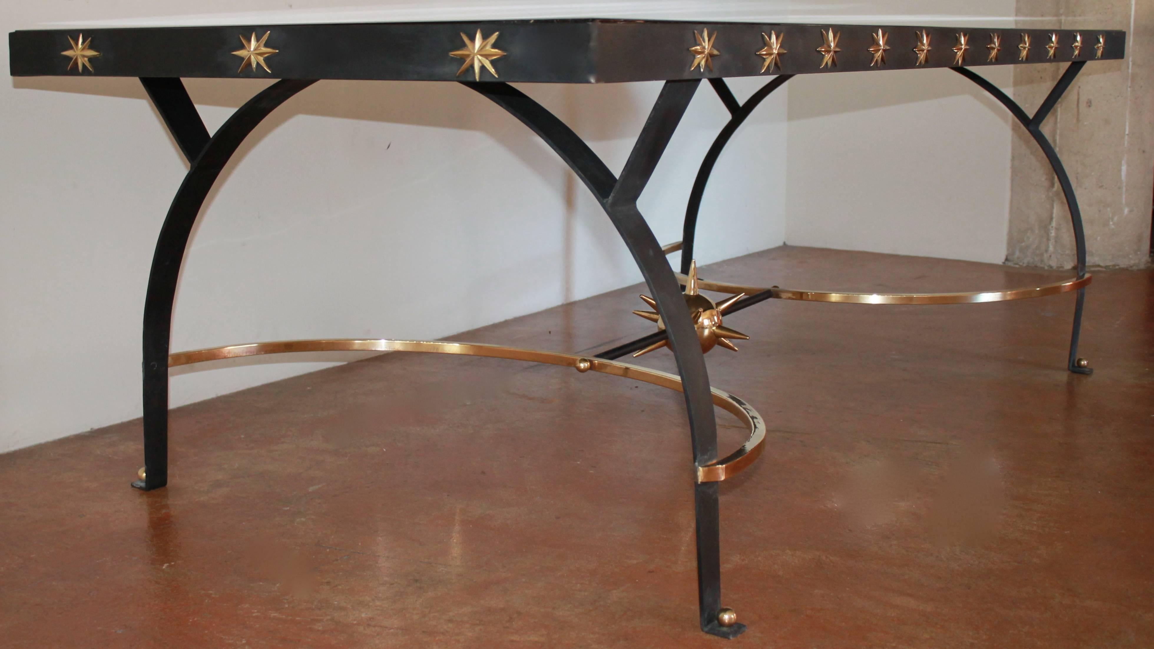 Exceptional 7 Ft long Dining Table by Arturo Pani. Mexico City, 1940's 1