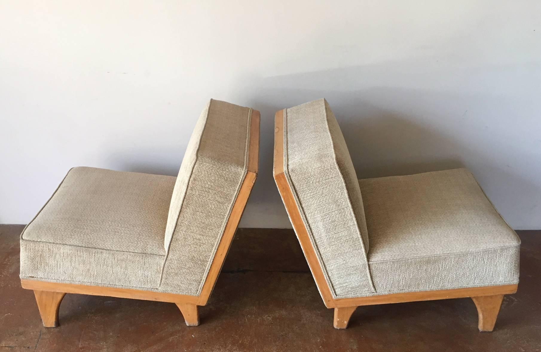 Very Rare Michael Van Beuren Lounge Chairs for Domus, Mexico, 1950s In Good Condition In San Diego, CA