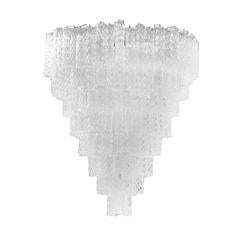 Murano Suspension Lamp designed by Barovier e Toso.