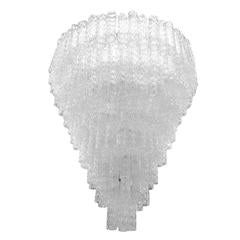 Murano Suspension Lamp designed by Barovier e Toso.