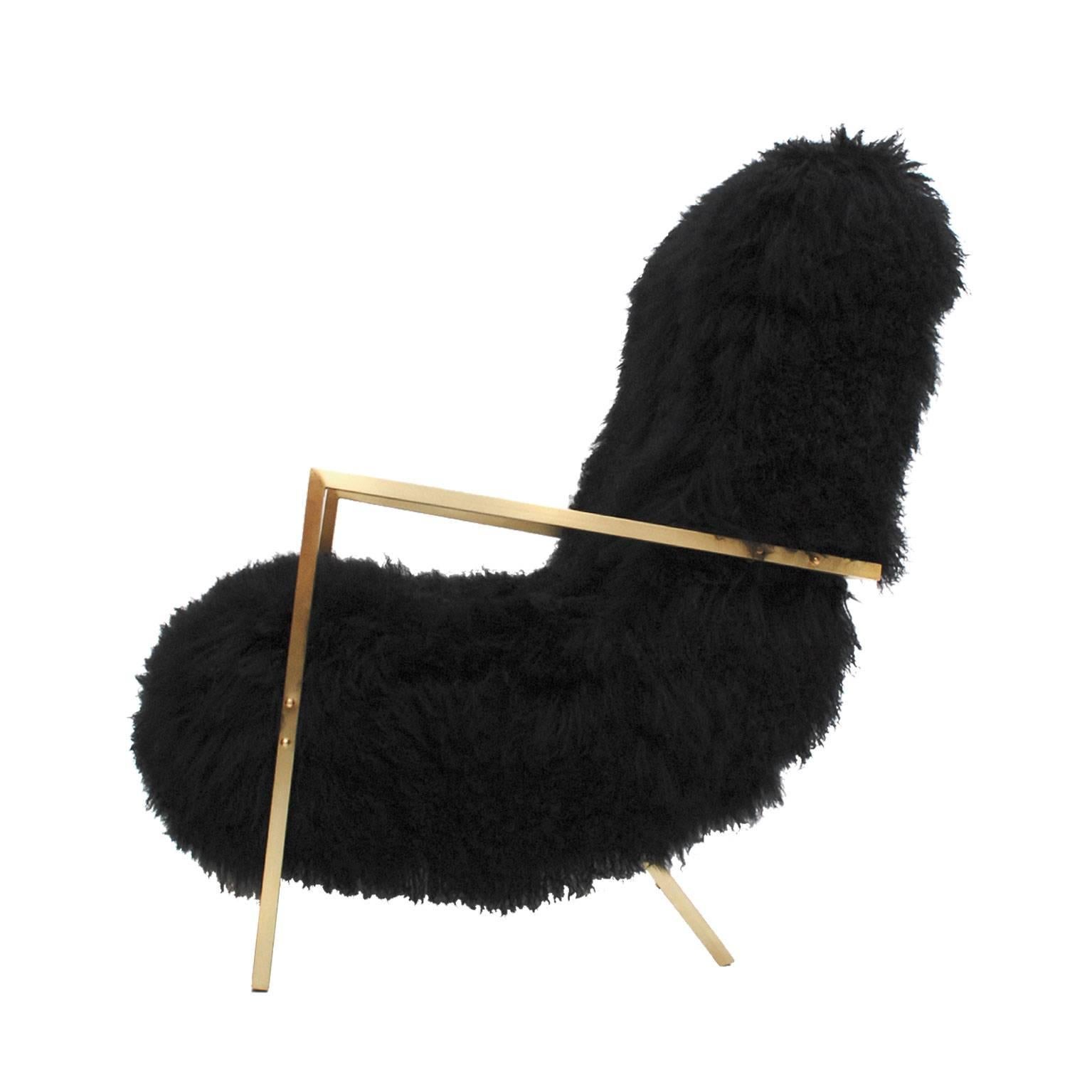 Contemporary Mongolian Goat Armchairs