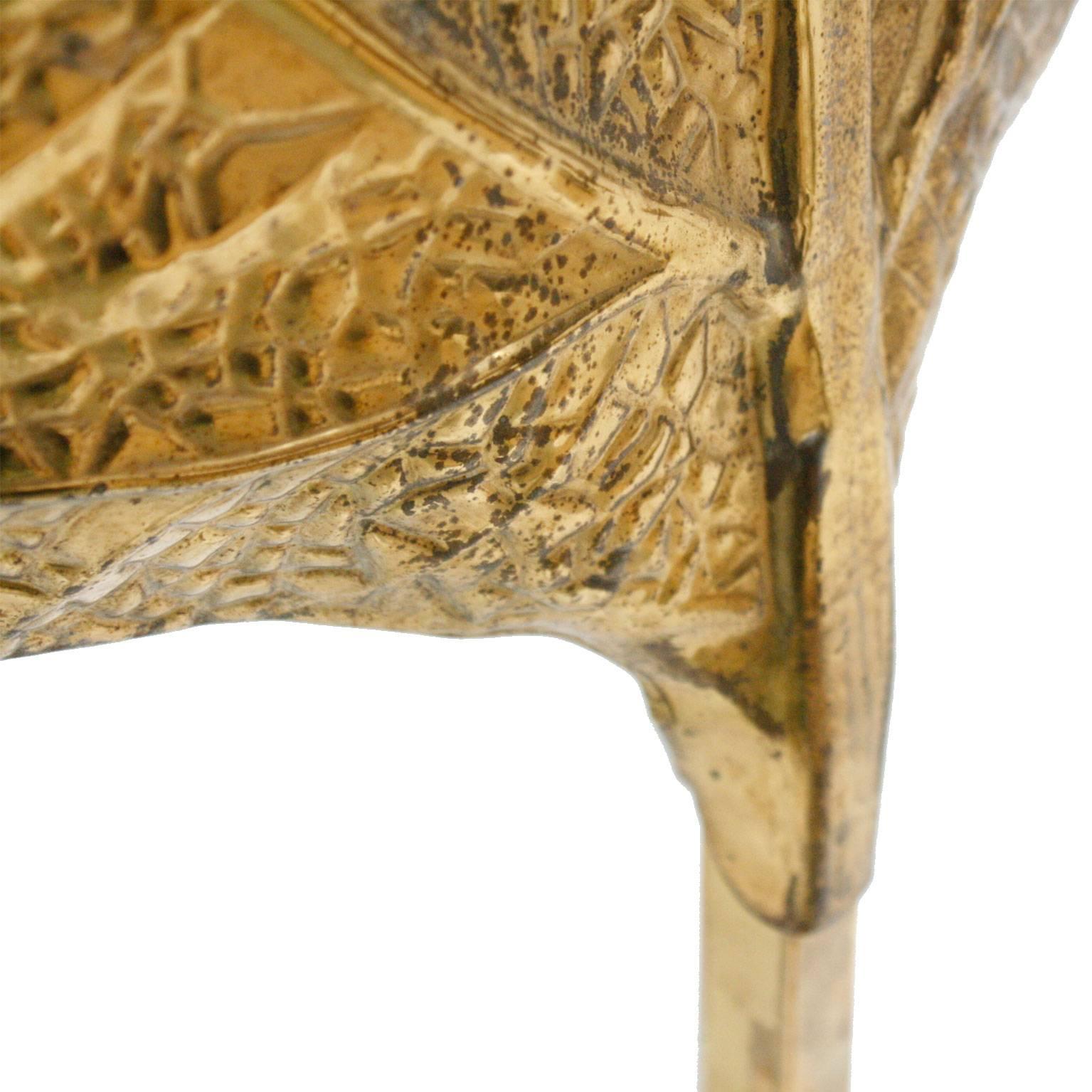 Brass Floor Lamp Designed by Tommaso Barbi