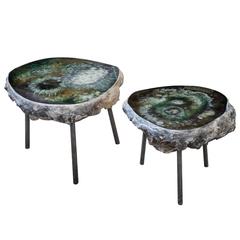 Pair of Sidetables "Bonbooom" designed by Von Pelt Atelier